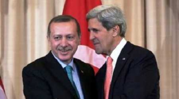 Lufta kunder ISIS, Kerry ne Turqi 