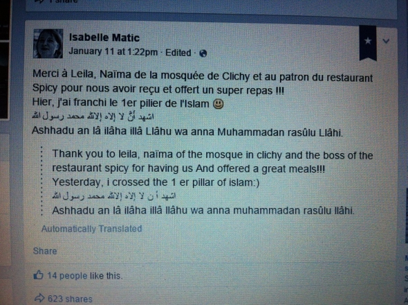ELHMDULILAH! KONVERTIMI I PARË NË FRANCË PAS NGJARJEVE NË PARIS